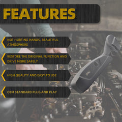 Left Driver Side Seat Switch Bezel Trim Panel Compatible with Chevrolet Malibu 2013 2014 2015 2016 Replaces 22753132(Gray) Seat Adjuster Switch Bezel Cover