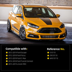 Pack of 2 Right or Left Front Wheel Bearing Compatible with 2013-2019 Ford Escape, 2012-2018 Focus, 2013-2018 C-Max, 2014-2018 Transit Connect, 2015-2019 Lincoln MKC