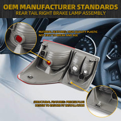 Right Rear Tail Lights Brake Lamps Assembly Compatible with 2010 2011 2012 2013 Toyota Tundra Replaces# 815500C090 TO2800165 815600C070 TO2800183 815600C090