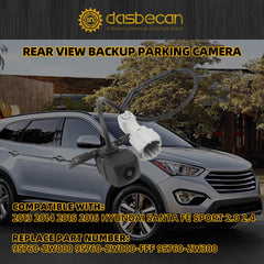 95760-2W000 Rear View Back Up Camera Compatible with Hyundai Santa FE Sport 2013 2014 2015 2016, 2.0L 2.4L, Replaces# 95760-2W000-FFF, 95760-2W300
