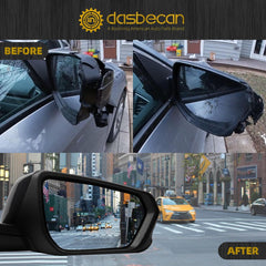 Right Passenger Side Mirror Compatible With 2018-2023 Chevy Equinox GMC Terrain Rearview Mirror With Heated Glass/Power Glass/Manual Folding Replace# GM1321560 (5pin) Black Paint