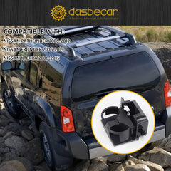 Gray Rear Seat Cup Holder Console Box Assembly Compatible with 2006-2012 Nissan Pathfinder 2006-2019 Nissan Frontier 2006-2015 Nissan Xterra 96965-ZP00A 96965-ZP00C 96965-ZP00D