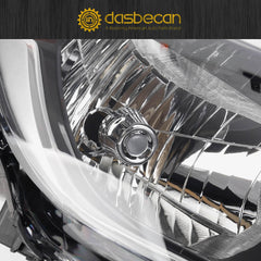 Halogen Headlight Compatible With Kia Soul 2014-2019 Right Passenger Side Headlight Assembly Chrome Housing Replaces# 92102-B2270 92102B2270 KI2503167