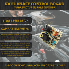 Rv Furnace Circuit Board Compatible with Atwood & Dometic Hydro Flame Furnaces 7912-II 7916-II 7920-II 8012-II FA 72D/76D OEM Replace 31501 33488 33727