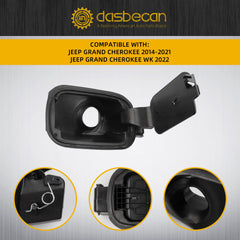 68148794AH Fuel Door Filler Housing Compatible with Jeep Grand Cherokee 2014-2021 WK 2022 Fuel Tank Cover Inner Seat Replaces# 68148794AM 68148794AC