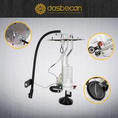 FG295A Fuel Tank Sending Unit Compatible with Ford Super Duty F350 F450 F550 1999 2000 2001 2002 2003 with Midship Fuel Tank Replace #OE F81Z9275DA F81Z9275DB PS121