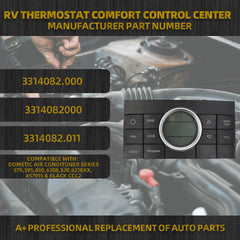 3312024.000 RV Thermostat Control Center Multi-Zone Thermostat (10-Button) Compatible with Dometic Air Conditioner Series 579 595 600 6308 520 6218xx 457915 Replace# 3312024.000