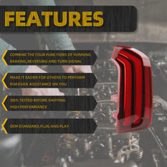 Right Passeager Side Full LED Tail light Compatible With 2020-2022 Kia Telluride Ex Sx Sport Taillight Assembly Replace#KI2805165 92402S9100