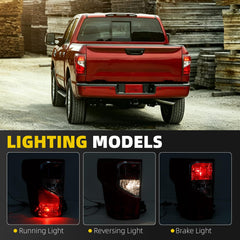 Halogen Tail Light Assembly Compatible with 2016 2017 2018 2019 Nissan Titan/Titan XD Taillight Rear Lamp Left Driv