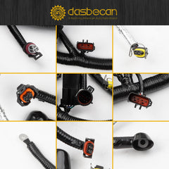 Engine Wiring Harness Compatible with Ford F250 F350 F450 F550 2003-2004 Super Duty Diesel 6.0L Standalone Wire Harness Replace# 3C3Z-12B637-BA, Build Date of 1/30/03 Thru 9/29/03 Only