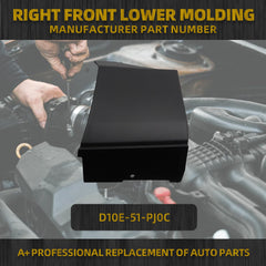 Right Front Lower Molding Trim Compatible with 2016-2021 Mazda CX-3 Door Lower Decorative OEM Protective Panel Replace #D10E-51-PJ0C