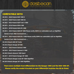 Front Side Differential Assembly Compatible with Polaris Ranger RZR General 1333112 1333344 1333579 1333597 1333687 1333790 1334142 1334178 1334625