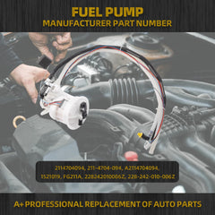 2114704094 Electric Gas Fuel Pump Assembly Fuel Filter with Sending Unit Compatible with Mercedes Benz CLS500 E320 E350 E500 W211 2003-2009 Left Side