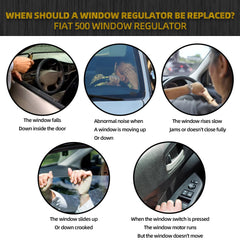 Power Window Regulator Without Motor Compatible with BMW 3 Series E90 E91 323i 325i 328i 330i 335i M3 2006-2012 Rear Right Passenger Side Replaces 51357140590 749-469