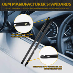 NA01-58-810F Weatherstrip Compatible with Mazda Miata1990-2005 Replace# NA01-59-810F(2PCS)