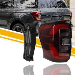 Left Led Tail Light Assembly Compatible with 2022-2024 Ford Expedition Limited/Platinum Rear Lamp Taillight Driver Side Black Trim Replace#NL1B-13B505-CD NL1Z13405B
