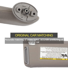 Left Driver Side Sun Visor Without light Compatible With Toyota Camry LE/SE 2012-2017 Gray 74320-06610-B1 74320-06610-B2 74320-06611-B2 74320-33F40-B0
