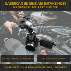 696-169 Engine Air Intake Hose Compatible with Nissan Maxima 2009 2010 2011 2012 2013 2014 2015, 3.5L-V6 Replaces# 165769N00C