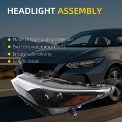 Dasbecan Halogen Headlight Assembly Compatible With Nissan