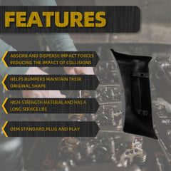 Front Bumper Bar Molding Compatible with Ford F250 F350 F450 F550 2011 2012 2013 2014 2015 2016 OE Replaces BC3Z-16038-AA (Right Passenger Side)