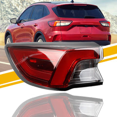 Tail Light Assembly LED Compatible With 2020 2021 2022 Ford Escape Taillight Rear Lamp Left Driver Side LJ6Z-13405-E