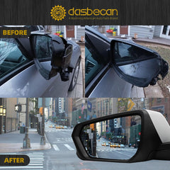 Left Driver Side Mirror Compatible With 2018-2023 Chevy Equinox GMC Terrain Rearview Mirror With Heated Glass/Power Glass/Manual Folding Replace# GM1320560 (5pin) White Paint