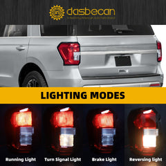 Tail light With Bulbs Compatible With 2022-2024 Ford Expedition(XL XLT) Left Driver Side Tail Lamp Rear Light Assembly Replace# NL1Z-13405-A NL1Z13405A