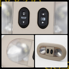 Overhead Console Compatible with 2004-2008 Ford F-150 2006-2008 Lincoln Mark LT OEM Replace 7L3Z-18519A70-BC 7L3Z-18519A70-BA 7L3Z-18519A70-AC 7L3Z-18519A70-AA