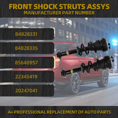 2Pcs Front Struts Shock Assembly Absorber w/Magnetic with spring Compatible with 2021-2024 Cadillac Escalade Chevy Suburban Tahoe GMC Yukon XL Sierra Replace# 85640957 84828331