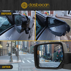 Left Driver Side Mirror Compatible with 2007-2015 Jeep Patriot with Power Heated Glass, Manual Folding, Black Textured Cover Replace# CH1320283 CH1320337 5155463AK 5115047AL(5 Pins)