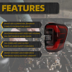 Right Led Tail Light Assembly Compatible with 2022-2024 Ford Expedition Limited/Platinum Rear Lamp Taillight Passenger Side Black Trim Replace#NL1B-13B504-BD N11Z13404B