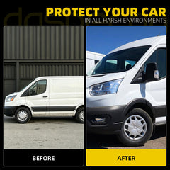 Dasbecan Front Passenger Side Fender Trim Compatible with 2015-2026 Ford Transit 150 250 350 HD Front Wheel Fender Flares Molding Trim Replace# BK3Z61278L00AA