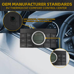 3312024.000 RV Thermostat Control Center Multi-Zone Thermostat (10-Button) Compatible with Dometic Air Conditioner Series 579 595 600 6308 520 6218xx 457915 Replace# 3312024.000