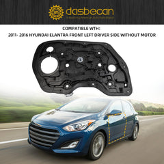 Front Left Driver Side Power Window Regulator Without Motor Compatible with Hyundai Elantra 2011 2012 2013 2014 2015 2016 Replaces# 824713Y010 82471-3Y010
