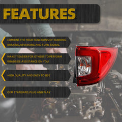 Tail Light Assembly LED Compatible With 2019-2022 Honda Pilot 2019-2021 Honda Passport Rear Lamp Right Passenger Side 33500TG7A11