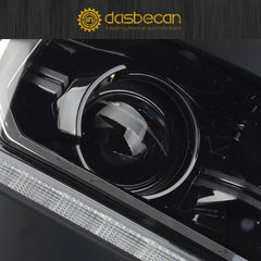 HID/Xenon Headlamp Compatible with Chevy Silverado 1500 2016-2018 /Chevy Silverado 1500 LD 2019 Right Passenger Side Headlight Assembly Black Housing Replaces# 84181562 84181563(w/o bulbs)