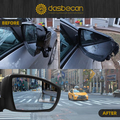 3Pins Passenger Right Side Mirror Assembly Compatible with 2013-2016 Ford Escape S With Power Adjustment Glass/Manual Folding/Blindspot Mirror Matte Black Cover Replace# FO1321434