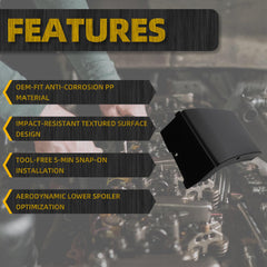 Right Front Lower Molding Trim Compatible with 2016-2021 Mazda CX-3 Door Lower Decorative OEM Protective Panel Replace #D10E-51-PJ0C