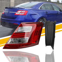 LED Halogen Tail light Compatible with 2013-2019 Ford Taurus Taillight Rear Lamp Right Passenger Side Replace# DG1Z13404AA FO2805108