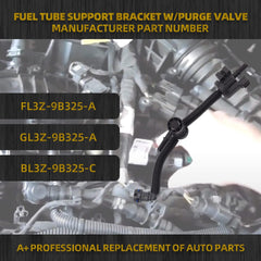 GL3Z-9B325-B Fuel Tube Support Bracket W/Purge Control Valve Compatible with 2015-2017 Ford F150 Edge 2.7L V6 Canister Purge Solenoid Valve Repalces# FL3Z-9B325-A GL3Z-9B325-A BL3Z-9B325-C