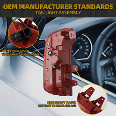 Right Passeager Side Full LED Tail light Compatible With 2020-2022 Kia Telluride Ex Sx Sport Taillight Assembly Replace#KI2805165 92402S9100