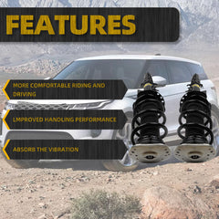 MagneRide Front Shock Absorber Struts Assembly w/Magnetic Damping Compatible with 2012-2019 Range Rover Evoque Replace# LR070932 LR079422