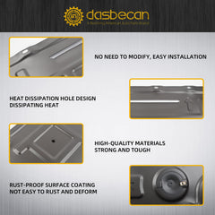 Front Engine Guard+Gearbox Guard Mud Flaps Compatible with Audi A4 2009-2016 Audi A5 2009-2017