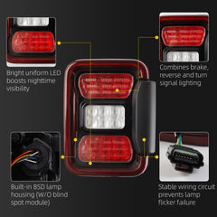 Dasbecan Tail Light Compatible with 2020-2026 Jeep Gladiator