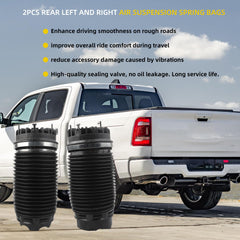 2PCS Rear Left and Right Air Suspension Spring Bags Compatible with Dodge Ram 1500 3.0L Diesel 3.6L 5.7L 2019-2024 Replaces# 68260938AA 68260938AB