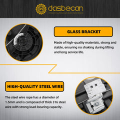 Front Left Driver Side Window Regulator Without Motor Compatible with 2016-2020 Hyundai Tucson Replaces# 82471-D3011 82471-D3010