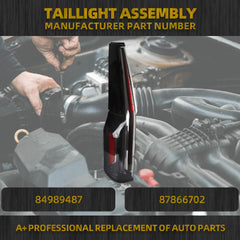 Left Driver Side LED Tail Light Compatible With 2021-2024 Cadillac Escalade ESV Replace 84989487 87866702 Rear Tail Lamp Taillight Replacement