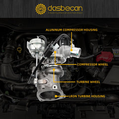 KP39 1.6L Turbo Turbocharger repair kits Turbocharger W/gaskets Compatible with Ford Escape 2013-2016,Fiesta 2014-2019,Fusion 2013-2014,Transit Connect 2014-2016,Replace# CJ5G6K682DA