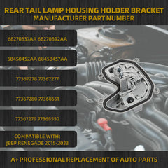 Tail Lamp Passenger Right Rear Tail Light Lamp Compatible with Jeep Renegade 2015-2023 Replace OE#68270837AA 68458452AA