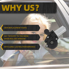 Power Window Lift Motor Compatible with Toyota Corolla 2003-2008 Camry 2002-2006 Highlander 2001-2007 Scion xA xB 2004-2006 Front Left or Rear Right Replaces 85720-12300 85720-32160 2Pins